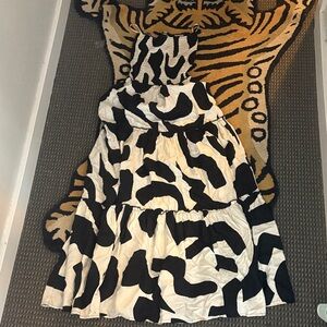 Black and White Maxi Dress